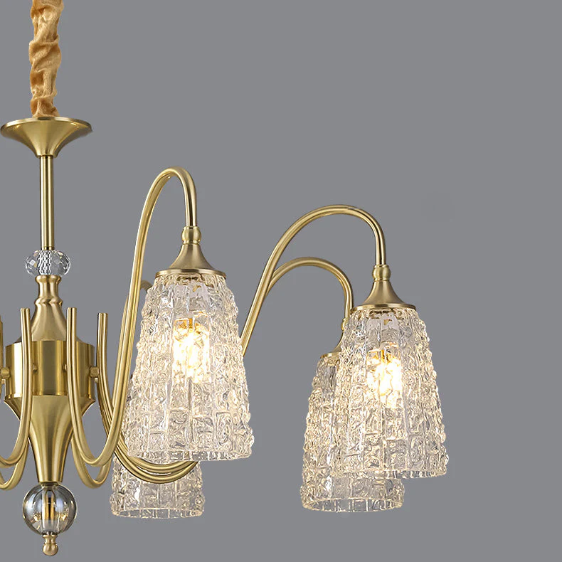 Світлодіодна люстра Orbita 5030 (Золота) на 6 плафонів Київ - фото 4