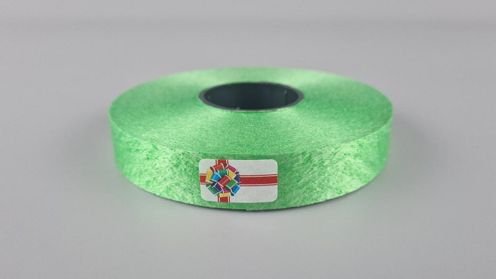Стрічка поліпропіленова для повітряних куль і подарунків 2 см х 100 ярдів зелена (1 пачка) Харків - фото 2