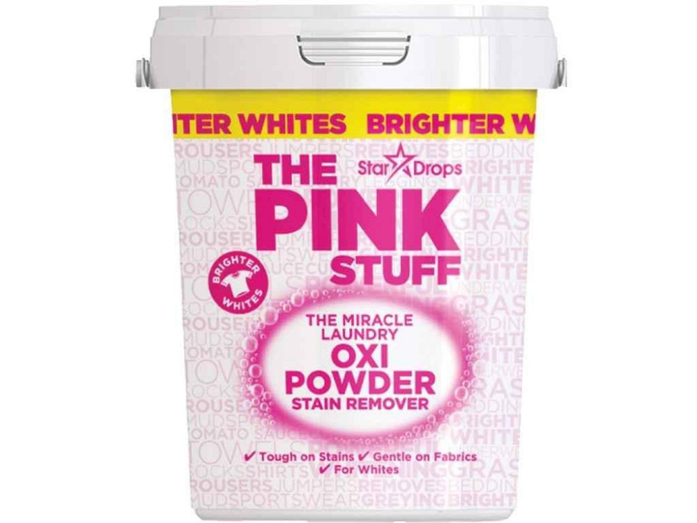 Плямовивідник для білих речей 1кг OXIі Stain Remover Powder for WHITES ТМ THE PINK STUFF Київ - фото 1