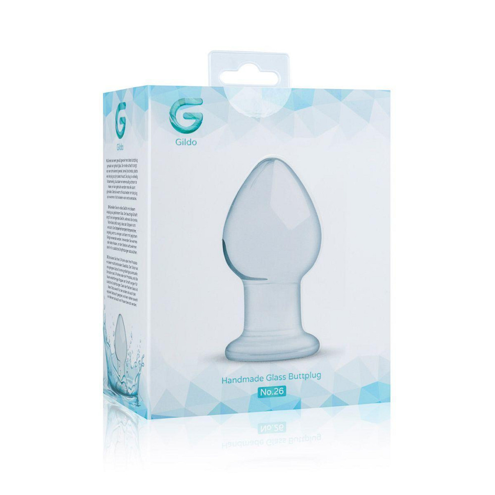 Стеклянная анальная пробка Gildo Glass Buttplug No. 26 Sex Aura Киев - изображение 4