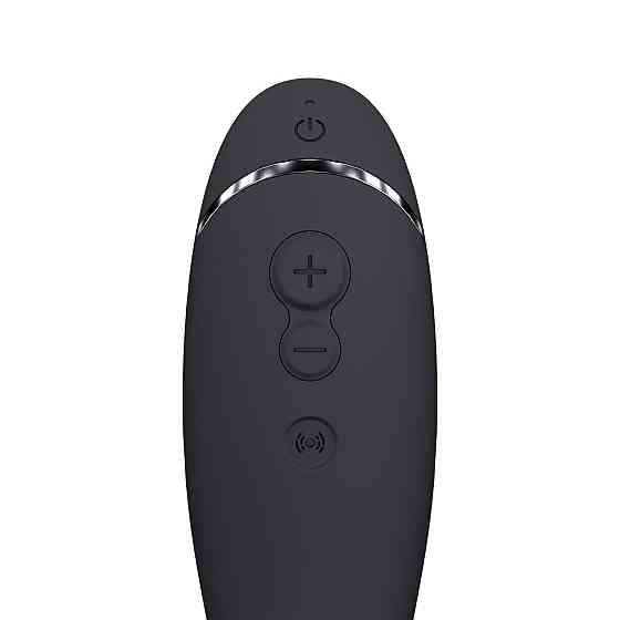 Вакуумный стимулятор для точки G и клитора с вибрацией Womanizer OG Dark Grey, 12 уровней, 3 режима Sex Aura Киев