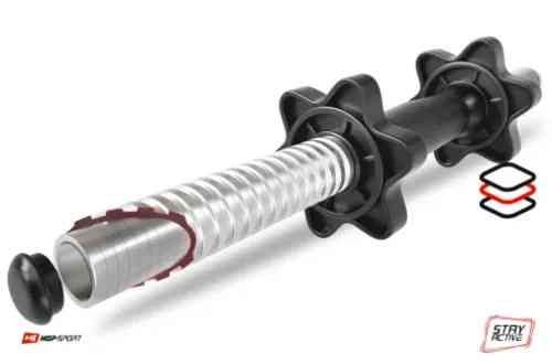 Комплект розбірних гантелей зі змінними дисками Besport, 2 шт. по 13.5 кг для домашніх тренувань Київ