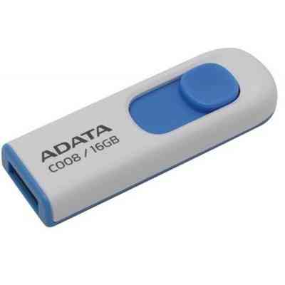 USB флеш накопитель ADATA 16GB C008 White USB 2.0 (AC008-16G-RWE) Винница