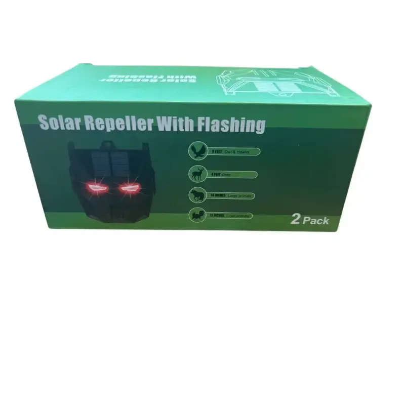 Отпугиватели животных "Ночная защита" BaseTech 2 штуки Solar Repeller With Flashing Коломия - фото 4