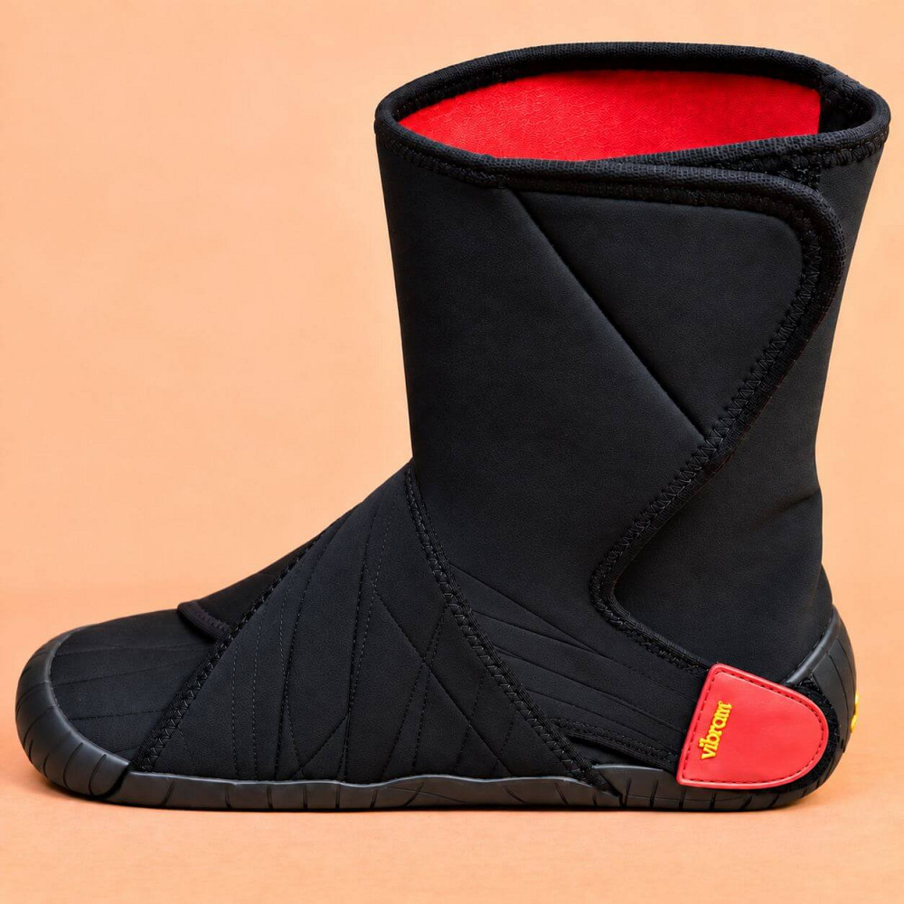 Ботинки чёрно-красные Furoshiki Vibram средней высоты, размер 40-41 Киев - изображение 4