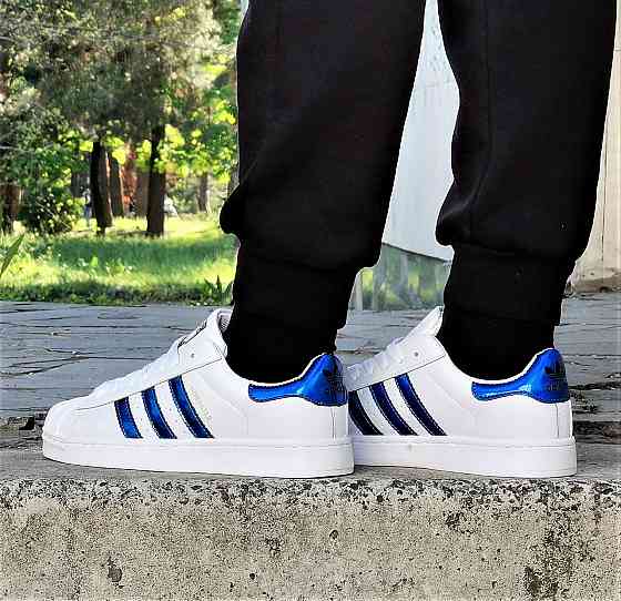 Кросівки Adidas Superstar Білі Адідас Суперстар Шкіряні (розміри: 36,37,38,39,40) — 29-7 Відео Огляд Дніпро