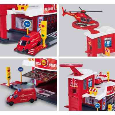 Игровой набор Majorette Креатикс. Пожарная станция,1 машинка (2050038) Винница