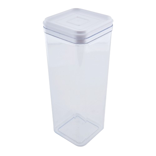 Ємність для сипучих продуктів 2,25л прозорий/білий Алеана Житомир - изображение 1