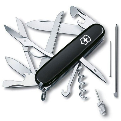 Нож Victorinox Huntsman 91 мм Чорний (1.3715.3) Винница - изображение 1