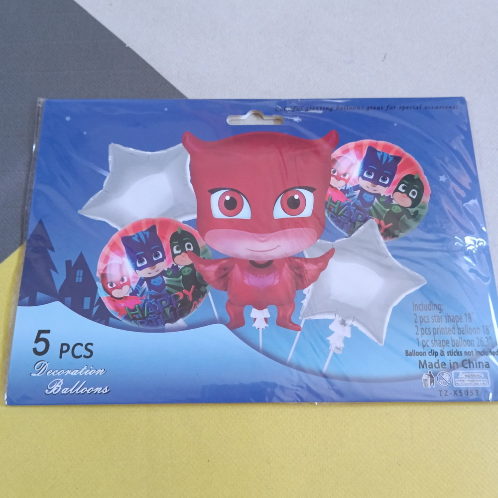 Набор воздушных шаров герои в масках Амайя/Алетт (5 предметов) Киев - изображение 1