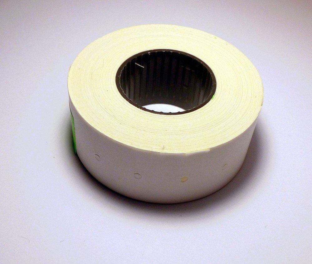 Этикетка (Ценники) под пистолет 22х12 мм, белая, 1000 шт Павлоград - изображение 1