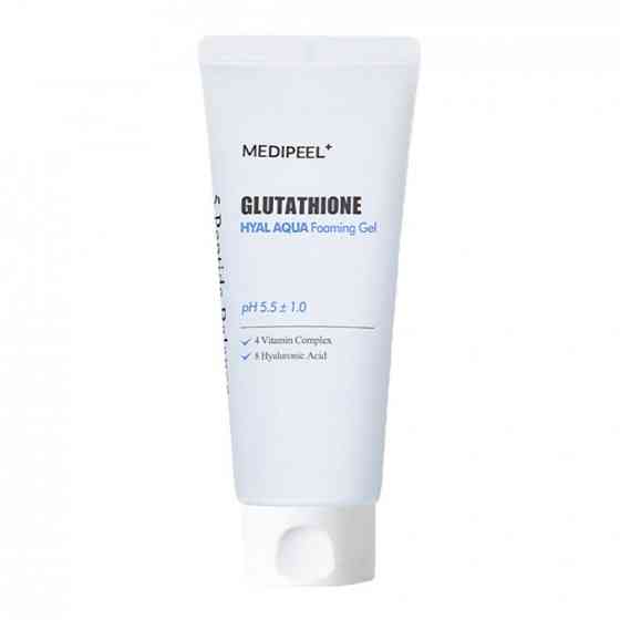 Гель для вмивання зволожувальний Glutathione Hyal Aqua Foaming Gel Cleanser Medi-peel 150 мл Вінниця