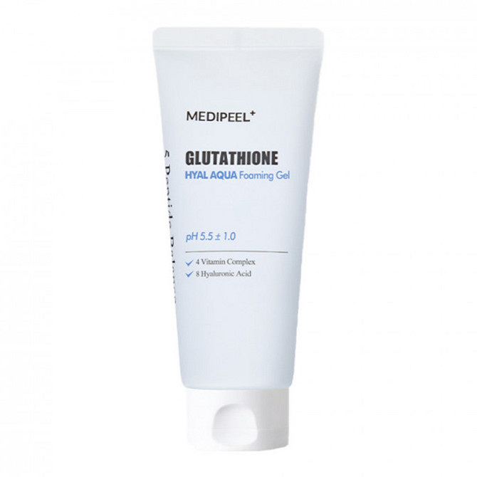 Гель для вмивання зволожувальний Glutathione Hyal Aqua Foaming Gel Cleanser Medi-peel 150 мл Вінниця - фото 1