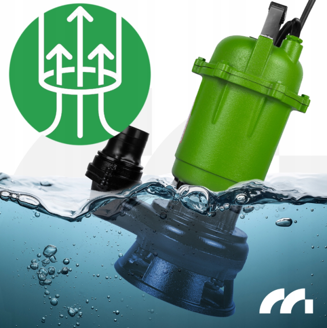 Дренажный насос для грязной и чистой воды 570Вт 18000л/ч MalTec (Польша) Киев - изображение 8