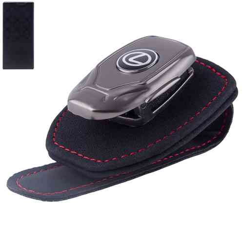 Кожаный держатель для очков LEXUS - зажим для очков Харьков