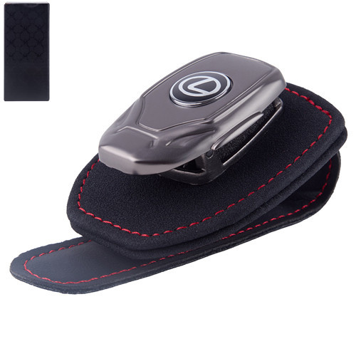 Кожаный держатель для очков LEXUS - зажим для очков Харьков - изображение 1