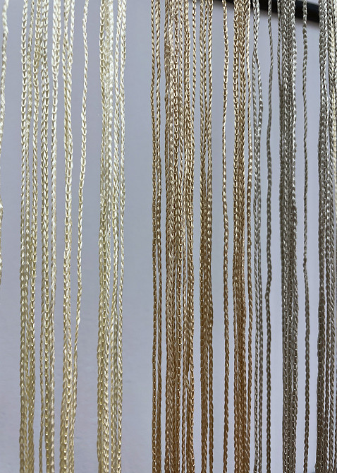 Шторы-нити 300х300см Бежевый с серым 1 шт (61-066) Киев - изображение 7