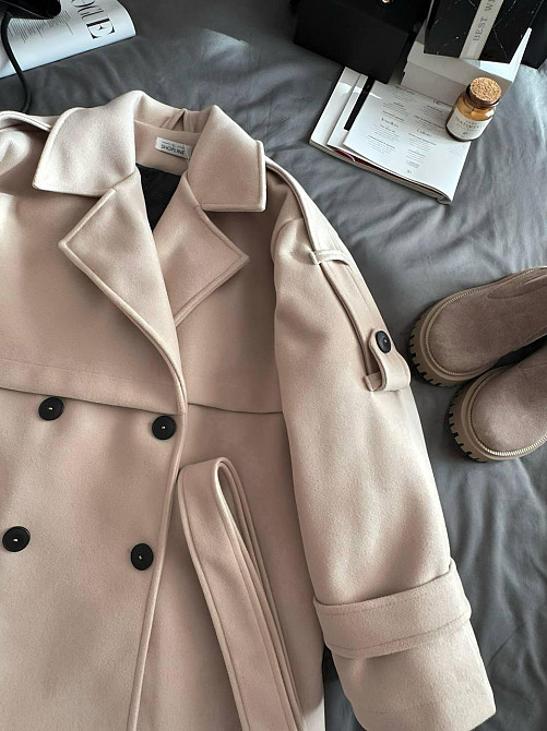 Женское короткое утепленное пальто оверсайз 42-46 Одесса - изображение 6