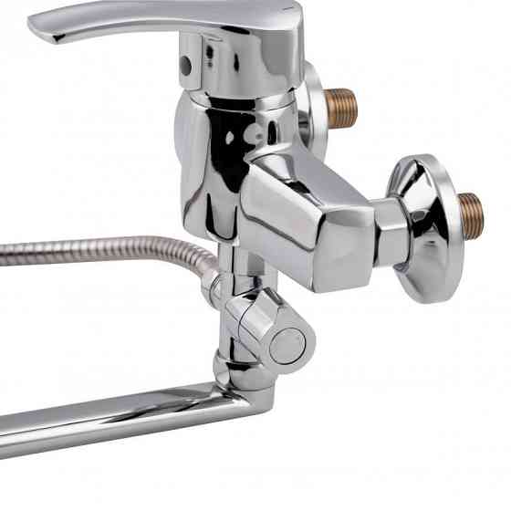 Смеситель для ванны Lidz Tani 005C2 c душевым гарнитуром LDTAN005C2CRM35102 Киев