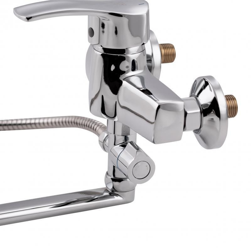 Смеситель для ванны Lidz Tani 005C2 c душевым гарнитуром LDTAN005C2CRM35102 Киев - изображение 4