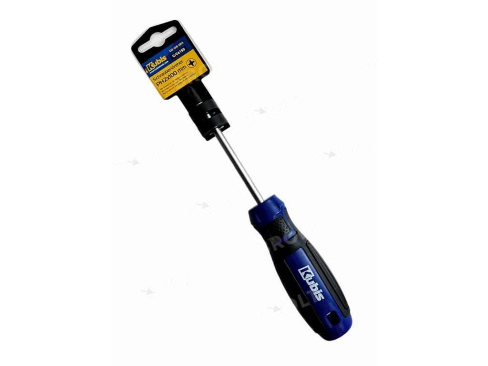 Викрутка L=125мм хрестова PH2 CrV6150 ТМ Kubis Киев - изображение 1