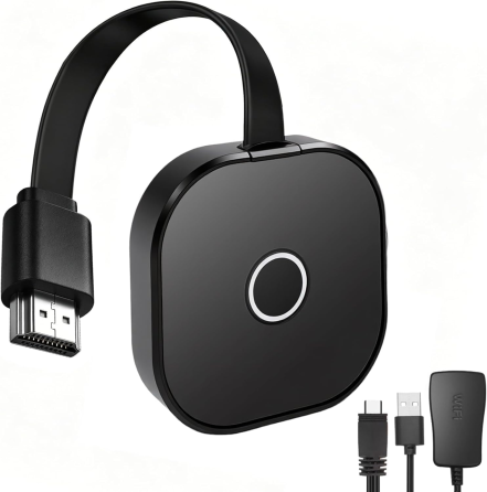 Бездротовий HDMI-адаптер 4K Ultra HD, Wi-Fi 2.4/5 ГГц, трансляція екрана iPhone/Android/Windows/macOS, до 20 м Київ