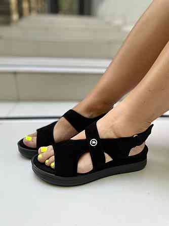 Olli БосонІжки жіночі OLLI Л-4-21747 чорні (літо, замша натуральна) (3656) 37р.38р. Коломыя