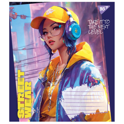 Тетрадь Yes Street wear А5 36 листов клетка (767071) Винница - изображение 2