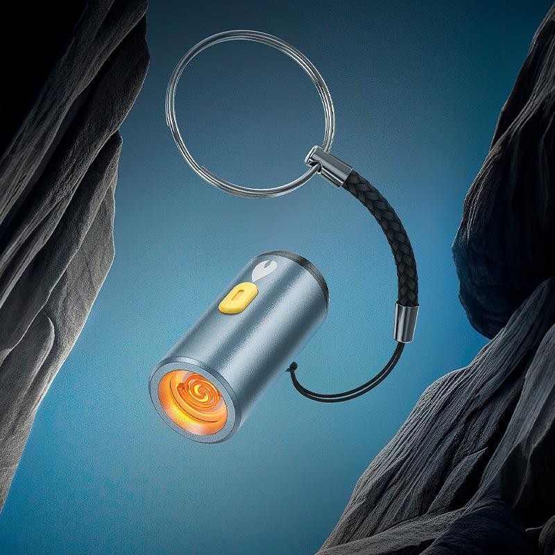 Запальничка Hoco UA38 Type-C, сіра Вінниця - фото 3