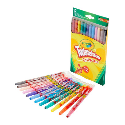 Олівці кольорові Crayola Твіст воскові, що викручуються, 12 шт (256319.024) Вінниця - фото 3