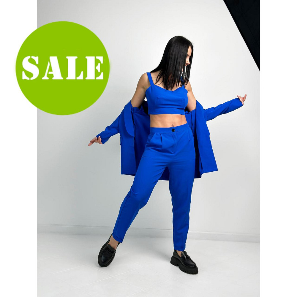 Костюм-тройка с топом 