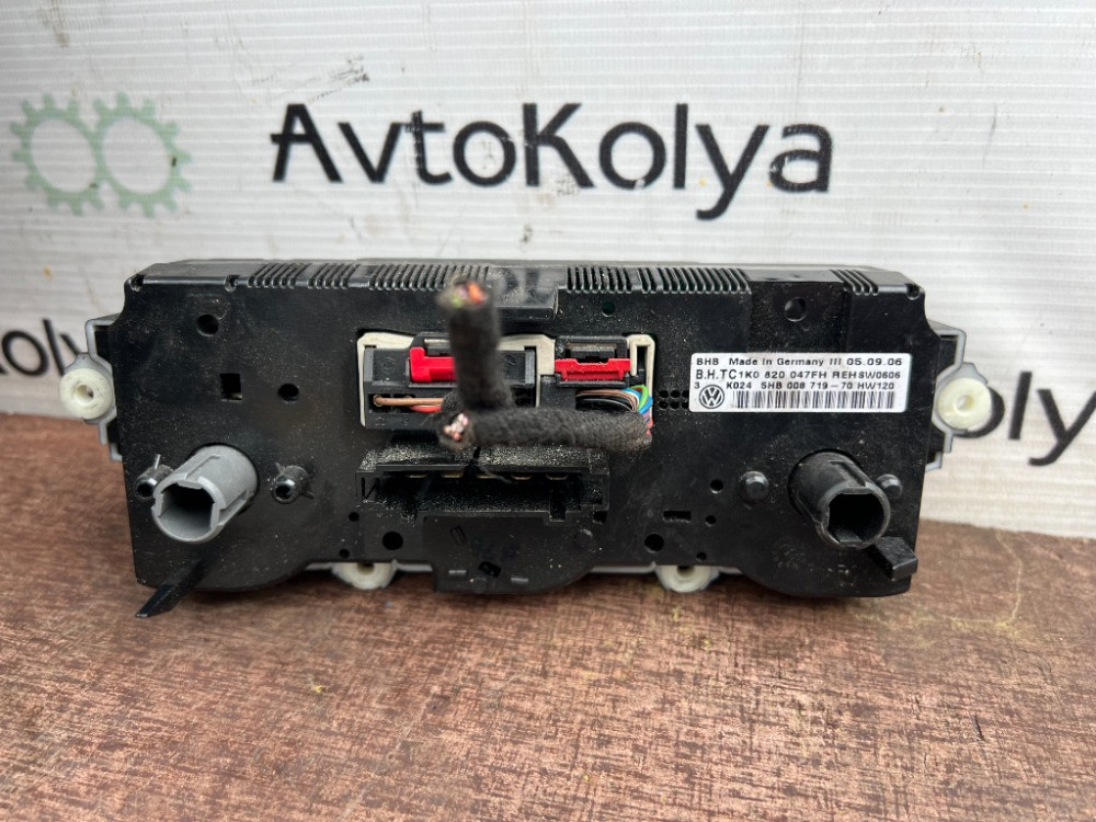Блок керування пічкою VW Caddy 2004-2010 (1K0820047) Ковель - изображение 3