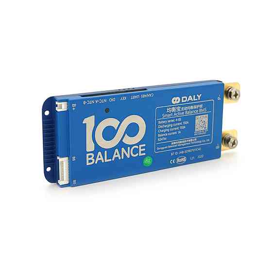 Universal BMS smart плата DaLy LiFePO4 4-8S 150A з Bluetooth + CAN + активний балансир 1A Київ