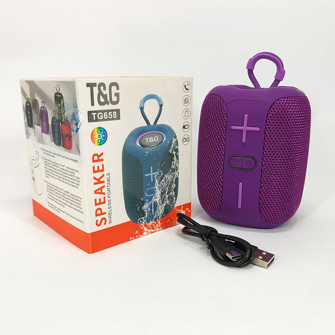 Громкая качественная блютуз колонка TG658, Колонка с функцией зарядки, Громкая колонка ZW-455 для улицы Киев - изображение 1