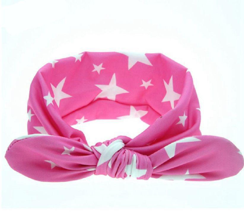Детская повязка со звездочками розовая Киев - изображение 1