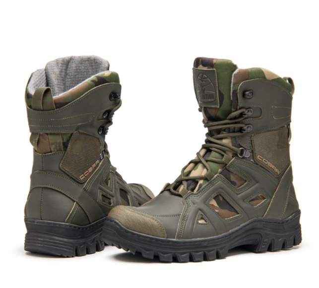 Берцы зимние олива 802 теплые непромокаемые военные тактические обувь для ВСУ армии охраны полиции 44(29см) Харьков - изображение 2