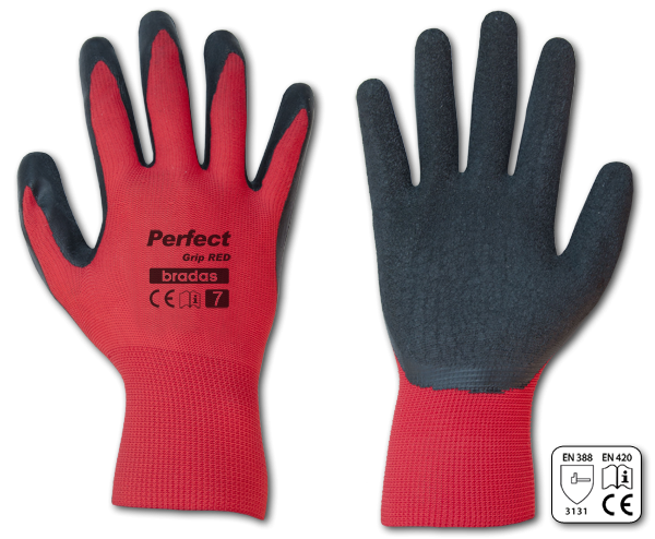 Перчатки защитные PERFECT GRIP RED латекс, размер 8, RWPGRD8 Киев - изображение 1