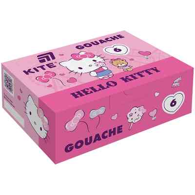 Гуашевые краски Kite Hello Kitty 6 цветов х 20 мл (HK25-062) Винница