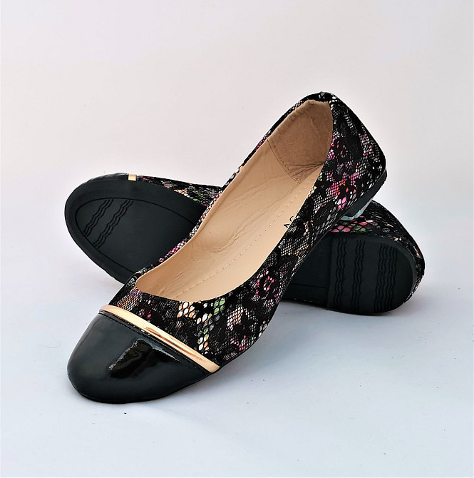 . Жіночі Балетки Чорні Мокасини Туфлі (розміри: 36,37) - 07-1 Дніпро - фото 7