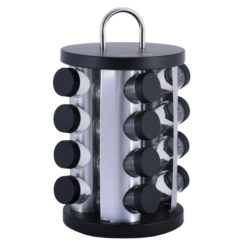 Набір для спецій 16шт на круглій підставці KAMILLE 7043 Житомир - изображение 2