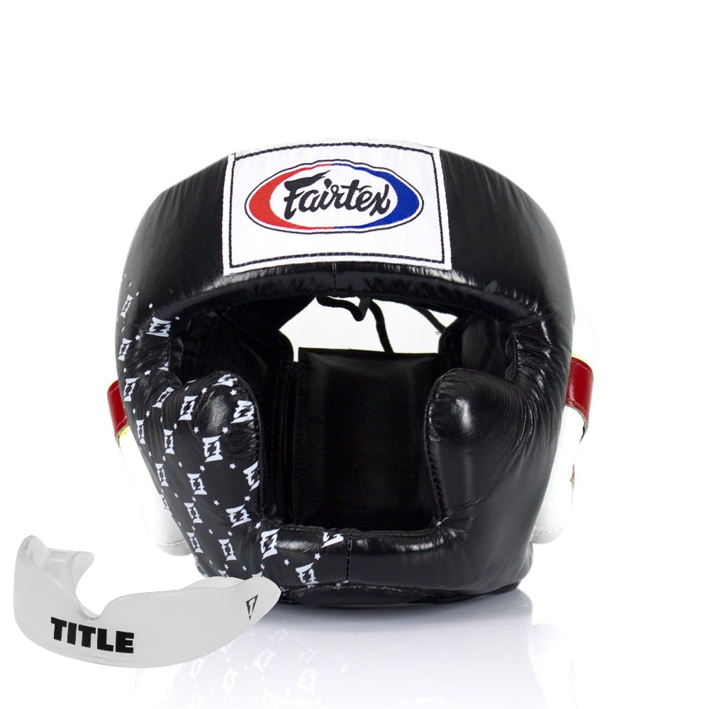 Боксерський шолом Fairtex HG10 Black M Кам'янське - фото 1