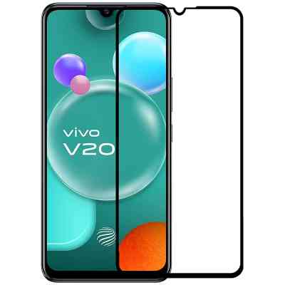 Стекло защитное PowerPlant Full screen Vivo V20, Black (GL609451) Винница