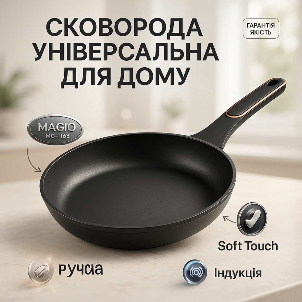 Сковорода без растительного масла, Сковорода удобная на кухню, Долговечные сковородки LY-54 Львов - изображение 16