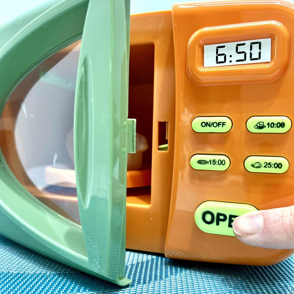 Мікрохвильова піч іграшкова з куркою підсвічування звук (XG2-9) Чернігів - фото 4