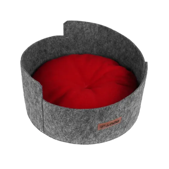 Лежанка ХайДог HiDOG Троянда для собаки або кота сіра (47 х 47 х 21 см) Київ