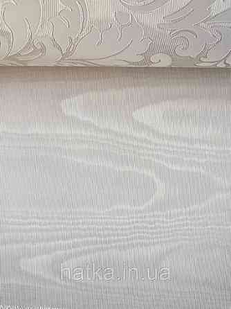 Шпалери вінілові на паперовій основі Sirpi Italian Silk 7 смуги хвилясті під зріз дерева бежеві із золотистим 0.53х10 Київ