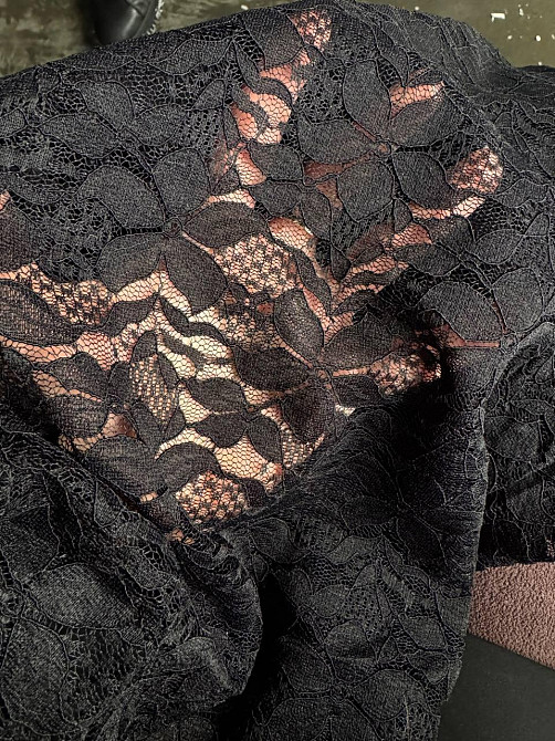 Жіночий стильний привабливий мереживний лонгслів стрейч гіпюр Одеса - фото 10