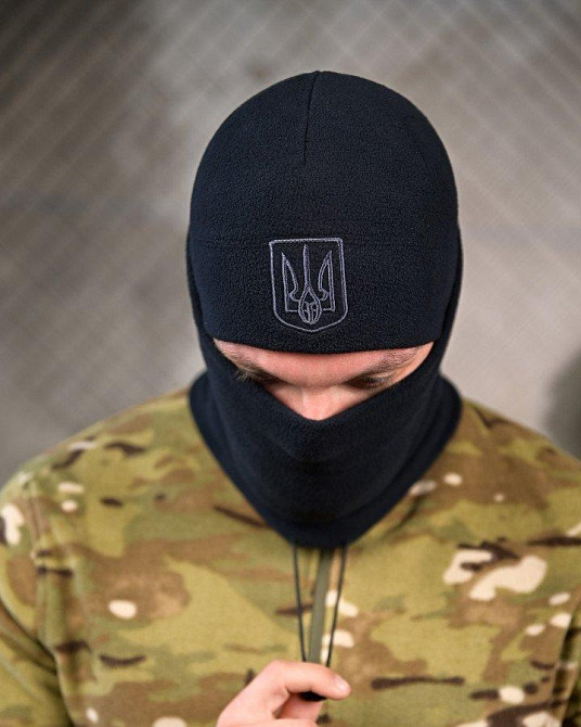 Комплект шапка баф ДСНС синій ВТ5143 Одеса - фото 3