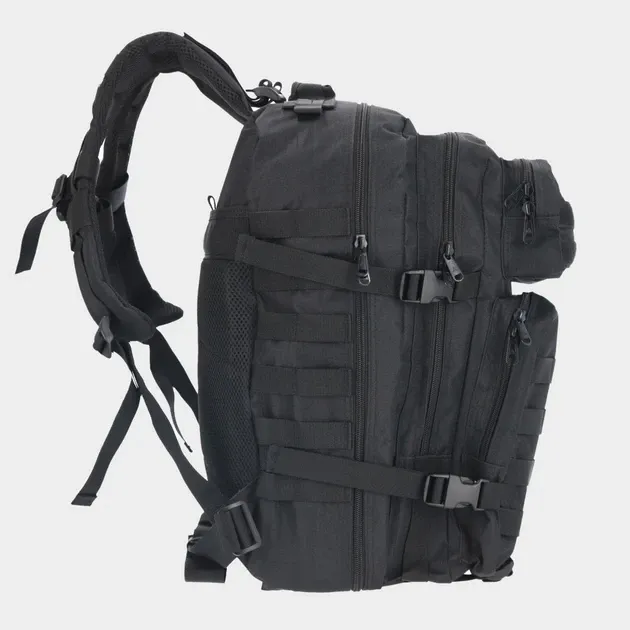 Рюкзак 48л тактический водонепроницаемый с молли Чорний Одесса - изображение 8