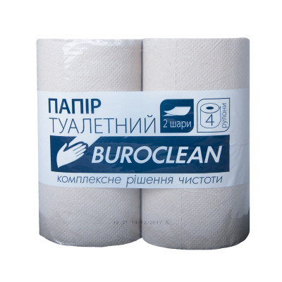 Туалетная бумага Buroclean серая 4 рулона (4823078928672) Винница - изображение 1